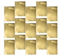 WRITWAA 30 Feuilles Papier Cartonné Doré Métallisé 27 X 19 CM Effet Miroir Brillant pour Scrapbooking Origami et Créations DIY Papier Décoratif pour Loisirs Créatifs Format Portable