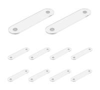 WRITWAA 30 Pièces Barrettes Exposition pour Ongles Acrylique avec Aimant Modèle à Coins Arrondis Outil Pratique pour Présentation et Décoration Ongles