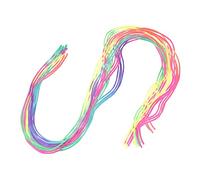 WRITWAA 30 Pièces Corde de tête de corde colorée trucs de tresse de cheveux accessoires de tresses couleur bandes groupe corde à cravate corde à tresser ruban de tresse de cheveux en tissu