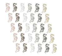 WRITWAA 30 Pièces Dragon Nail Charms Décorations Métalliques Style Chinois pour Manucure DIY Accessoires et Élégants pour Ongles