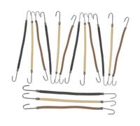 WRITWAA 30 Pièces Élastiques à Double Crochet pour Cheveux Épais Accessoires Coiffure Sécurisés pour Queues de Cheval Chignons et Tresses Maintien