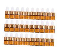 WRITWAA 30 Pièces Flacons Verre de Pipette de Bouteilles pour Pratiques pour Voyage et Utilisation Quotidienne et Faciles