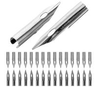 WRITWAA 30 pièces Fountain Pen Nibs Set Replacement Tips For Calligraphy And Drawing Smooth Writing Accessory For Students And