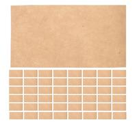 WRITWAA 300 Pièces Mini Parchemins en Papier Kraft Marron, Style Vintage, pour Écrire des Messages Lors D'événements et Célébrations, pour Anniversaires et Pâques