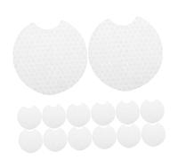 WRITWAA 300 Pièces Pièces En Coton Acide Salicylique De Démaquillant Des Yeux Gommage Exfoliant Visage Faciaux Réutilisables De Maquillage Blanche Tissu Non Tissé
