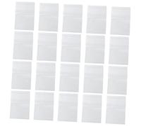 WRITWAA 300pièces Sacs Transparents De Rangement Lot pour Maison Blancs Et Résistants Aux Rayures