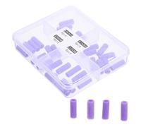 WRITWAA 32 Pièces percer une bande de ponçage clou groupe rose ongles en gel vernis à ongles bandes abrasives pour perceuse à ongles grain fin mandrin peu pour les ongles papier de verre