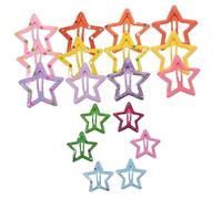 WRITWAA 35pièces Clips Cheveux Décoratifs Étoiles Pour Petites Filles Pinces Mignonnes Et Pratiques Adaptées à Toutes Occasions