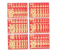 WRITWAA 36 Pièces Envelopes Chinese Style Traditional Snake Year For Year Festival Party Packets Lightweight Portable Homecoming Gift