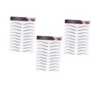 WRITWAA 3Feuilles Autocollants à Sourcils Temporaires Étanches De De Faux Sourcils Pour Look Parfait Et Naturel Outil Pratique Pour Sourcils Artificiels