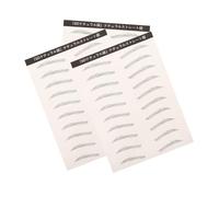 WRITWAA 3feuilles Ruban Adhésif pour Sourcils Effet Poil à Poil Transferts pour Sourcils Autocollants de Forme Faciles à Appliquer Temporaires pour Femmes et Filles