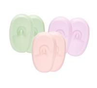WRITWAA 3paires Lot Protège-oreilles Silicone Pour Teinture Capillaire Cache-oreilles Portables Et Pratiques