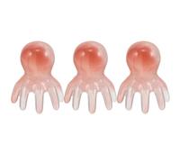 WRITWAA 3pcs Brosse de Massage Scalp à Design Anatomique Masseur de Tête Manuel pour Doux Massages Capillaires Voyage et Déplacements pour Cheveux Fins et Cuir Chevelu Sensible