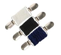 WRITWAA 3pcs Pince à Châle Élastique pour Femme en Alliage et Polyester, Design Vintage Polyvalent, pour Jeans et Jupes de Randonnée