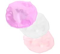 WRITWAA 3pièces Bonnet Garçon Fille Souple et Réutilisable Bonnet de Nuit Confortable pour Cheveux de Bain Portable pour Garçon Fille