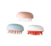 WRITWAA 3pièces Brosse De Massage Chevelu Manuelle Avec Brosse à Shampooing Nettoyante Et Exfoliante Pour Cheveux