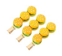 WRITWAA 3pièces Épingle à Cheveux Forme De Hamburger Pince à Cheveux Pour Fille Lot De Accessoires Pour Créatifs