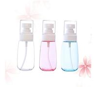 WRITWAA 3pièces Flacon Pulvérisateur Vide Plastique Petit Flacon Pulvérisateur Rechargeable Pour Voyage Et Soins Peau