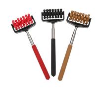 WRITWAA 3pièces Grattoir Télescopique Pour Dos Masseur Avec Petite Roue à Gratter Appareil Pour Gratter Le Dos