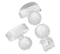 WRITWAA 3pièces Lot De Moules Pour Fard à Paupières Pressés Cosmétiques Séparés Outils Pour Blush Diy Et Réparation Délicate