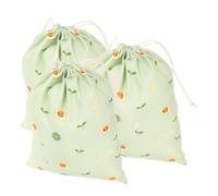 WRITWAA 3pièces Lot De Pochons à Cordon Coulissant Verts Sacs De Rangement Léger Pratiques Pour Bijoux Cadeaux Et Organisation Objets Personnels