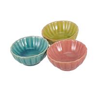 WRITWAA 3pièces Petits Bols Céramique Bol Pour Masque Récipient Pour Huiles Essentielles Fournitures De Salon De Mélange