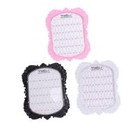 WRITWAA 3pièces Présentoirs De Manucure Européens Relief Pour Nail De Supports De Vernis à Ongles Réutilisables