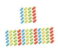WRITWAA 4 Ensembles Housse De Brosse À Dents pour Adulte Petite Housse De Brosse À Dents en Silicone Étui De Voyage pour Brosse À Dents Camping-Car 20 pièces * 4 Couleur Aléatoire