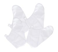WRITWAA 4 Ensembles Masque De Pied Pédicure Pendant La Nuit Hydratant Couvre Chaussure Impermeable Chaussettes De Soin Des Pieds Couvertures D'essayage De Chaussures Couvre-pieds Plastique