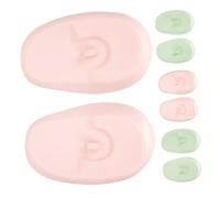 WRITWAA 4 paires Cache-oreilles Silicone Réutilisables pour Coiffure Protection Thermique et Étanche Teinture et Chaleur Lot de Confortable pour Salon et Usage Domestique