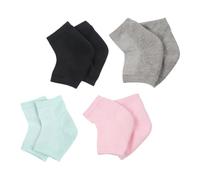 WRITWAA 4 Paires Chaussettes de antidérapantes chaussettes au toucher hydratant chaussettes de pieds secs chaussettes de gel lotion spa Chaussettes à bout ouvert polyester coton