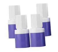 WRITWAA 4 Pièces Bouteille De Fondation Liquide D'isolement Solaire Flacon Pompe Fin Vide Bouteilles Flacons Pompe Airless Contenant De Lotion Portable Violet,mauve Pp