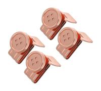 WRITWAA 4 Pièces Boutons de Bretelles Ajustables en Alliage de Fer pour Homme Design Mobile et Technologie sans Couture Maintien Sécurisé en Occasions Professionnelles