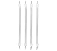 WRITWAA 4 Pièces Élément Chauffant en Quartz Blanc pour Radiateur Portable et Poêle Électrique, Tube Chauffant Infrarouge Distribution de Chaleur Stable et Chauffage Rapide pour Bureaux et