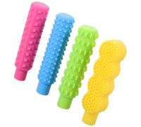 WRITWAA 4 Pièces Embout de Crayon Sensoriel en Silicone pour Garçon et Filles, Prise Confortable et Aide la Concentration pour Activités Scolaires et Devoirs