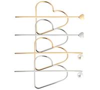 WRITWAA 4 Pièces Épingle à cheveux en forme de cœur de chignon à cheveux épingle à chair de cheveux à cheveux pour cheveux longs Femmes Hair Stick de cheveux longs alliage