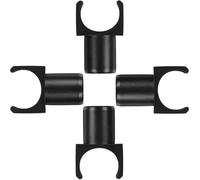 WRITWAA 4 Pièces Guide de Rail en Plastique de U pour Tube 2,2 Cm pour Fauteuil Roulant, Pièces de Rechange Universelles Remplacement Facile et Performance Améliorée