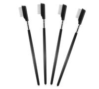 WRITWAA 4 Pièces Peigne à Cils Se Maquiller Peigne De Cèche Recourbe-cils Œil Avec Peigne Séparateur De Cils Brosses à Cils Séparateurs Fouetter Définiteur Cèche Des Yeux Acier Inoxydable
