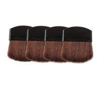 WRITWAA 4 Pièces pinceau de maquillage en haut taille joue rougir pour toujours mélange pinceau pour blush petits pinceaux à blush petits pinceaux de maquillage crinière de cheval Noir