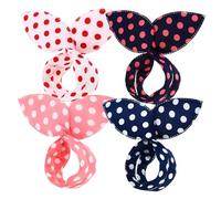 WRITWAA 4 Pièces Sèche-cheveux Enfant Filles Marine Pour Bouclé Fabricant Français De Chignon De Coiffure Former Petits Pains Faire Mignon Duveteux Femme Accessoire Policier Éponge