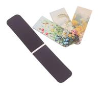 WRITWAA 4 Pièces Set de Marque-pages Magnétiques Décoratifs Légers avec Motifs Artistiques Compacts et Durables pour Marquer Pages Accessoires Pratiques pour Lecture et Bureau pour