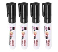 WRITWAA 4 Pièces Stylo de Retouche pour Pierre Tombale avec Pointe Large de Résistant à Eau Huile Couleur pour Réparation et Marquage Précis