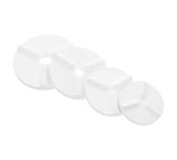 WRITWAA 4 Pièces Tapis de Cuisson pour Four Poterie en Oxyde D'aluminium Blanc, Compatible Polyvalent et Résistant la Chaleur, pour Cuisson de Céramiques et Émaux Fours Électriques