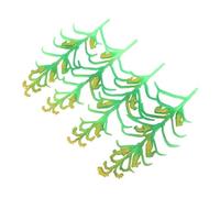 WRITWAA 4 Pièces Tige de Maïs en Plastique Résistante la Déformation pour Présentation, Modèle Agricole Miniature Facile à Installer, Décor pour Diorama et Paysage Ferroviaire