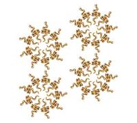 WRITWAA 40pièces Barrettes Serpent Spirale Mini pour Dreadlocks Bijoux de Cheveux Alliage pour Tresses Accessoires Coiffure Femme