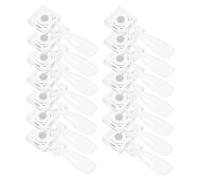 WRITWAA 40pièces Palette Transparente Pour Nail Art Présentoir De Couleurs Pour Ongles Palette De Manucure Pour Échantillons Outil De Salon Pour Vernis à Ongles Support De Couleurs Pour Sa