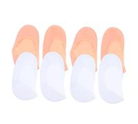 WRITWAA 4Paires Hydratantes Silicone pour Élastiques Fissures Protection Confort et Hydratation Blanches Couleur Chair