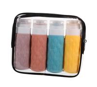 WRITWAA 4pièces Flacons De Shampoing Rechargeables Vides Pour Voyage Et Déplacements Lot De Contenants De Toilette