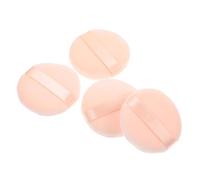 WRITWAA 4pièces Houppette Poudre Maquillage Douce Petit Format Éponge Pour Fond De Teint Et Poudre Application Uniforme Visage Peau Sensible