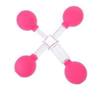 WRITWAA 4pièces Kit De Ventouses Caoutchouc Pour Massage Par Aspiration Thérapie Par Ventouses à Usage Domestique Masseur Corporel